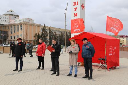 Мордовия. Красный Первомай в сердце Саранска: дождь не помешал нашей борьбе