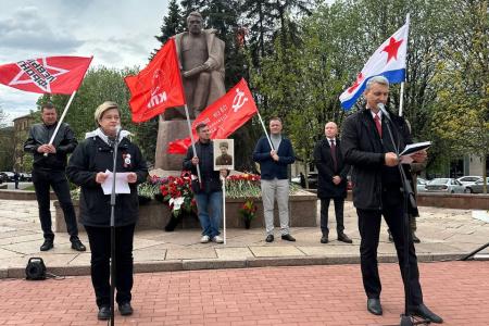 «Правда о войне — за нами!»: коммунисты Калининграда провели митинг в честь 81-й годовщины Великой Победы