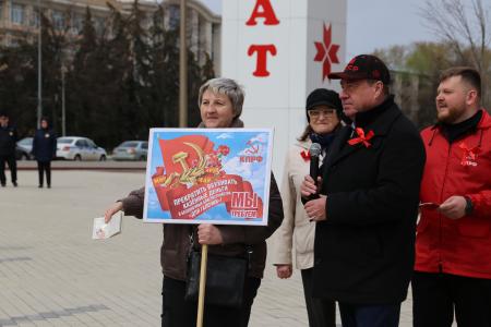 Мордовия. Красный Первомай в сердце Саранска: дождь не помешал нашей борьбе