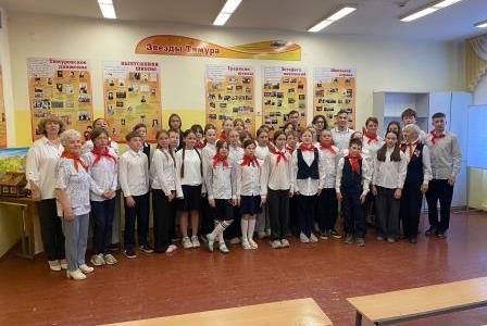 Удмуртия: в городе Сарапул возрождена пионерская дружина в школе №17 им. Вадима Сивкова
