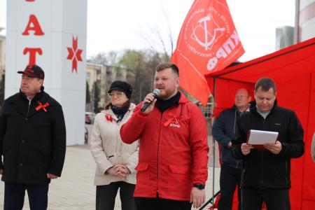 Мордовия. Красный Первомай в сердце Саранска: дождь не помешал нашей борьбе