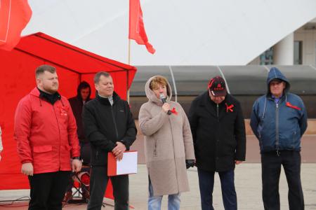 Мордовия. Красный Первомай в сердце Саранска: дождь не помешал нашей борьбе