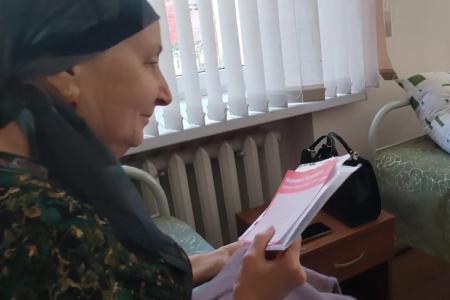 Кабардино-Балкария. На вопросы Народного референдума КПРФ отвечают отдыхающие центра социального обслуживания населения Эльбрусского района