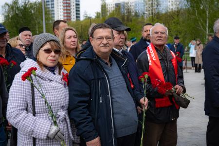 День Победы в Перми. Коммунисты приняли участие в общегородской церемонии возложения цветов