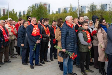 День Победы в Перми. Коммунисты приняли участие в общегородской церемонии возложения цветов