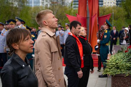 День Победы в Перми. Коммунисты приняли участие в общегородской церемонии возложения цветов