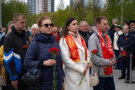 День Победы в Перми. Коммунисты приняли участие в общегородской церемонии возложения цветов