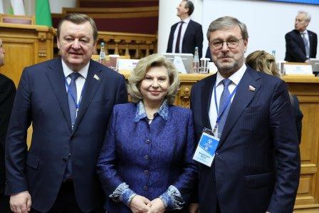 Леонид Калашников, Дмитрий Новиков и Казбек Тайсаев приняли участие в мероприятиях Межпарламентской Ассамблеи СНГ в Санкт-Петербурге