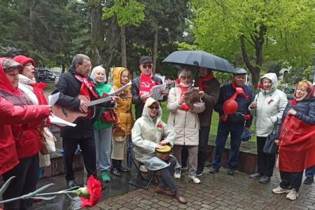 Коммунисты и сторонники КПРФ на Кубани отметили День Красного Первомая