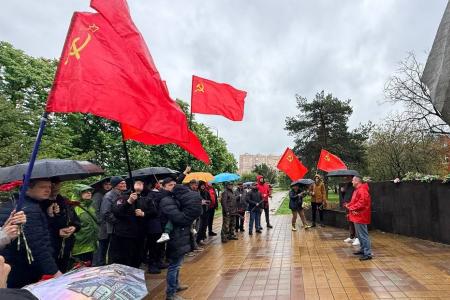 Коммунисты и сторонники КПРФ на Кубани отметили День Красного Первомая