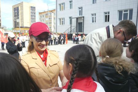 Якутия. Вячеслав Куличкин — юным пионерам: «Учитесь побеждать!»