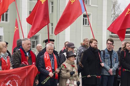 Санкт-Петербург. Сергей Пантелеев принял участие в митинге, посвященному Всемирному дню солидарности трудящихся