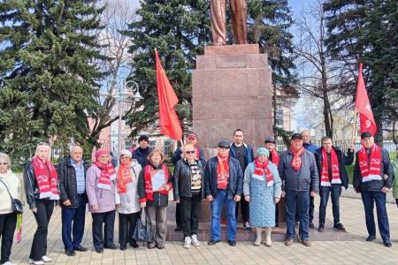 В Рязани состоялся первомайский митинг