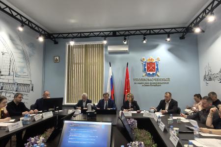 Депутат Сергей Пантелеев принял участие в круглом столе "Актуальные вопросы внедрения Технического средства получения информации о товаре (ТС ПИоТ) в систему маркировки "Честный знак" в Санкт-Петербурге"
