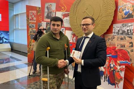 Комсомольцы Тульской области, участники СВО Дмитрий Ромашин и Иван Давыдов награждены государственными наградами