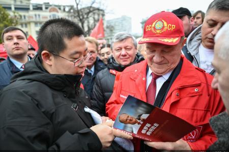 Г.А. Зюганов на Первомайской акции в Москве: Солидарность трудового народа – это главное оружие тех, кто борется за мир, справедливость и подлинную свободу!