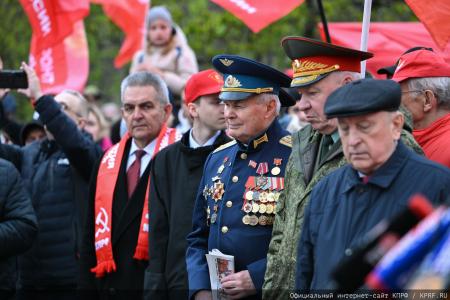 Г.А. Зюганов на Первомайской акции в Москве: Солидарность трудового народа – это главное оружие тех, кто борется за мир, справедливость и подлинную свободу!