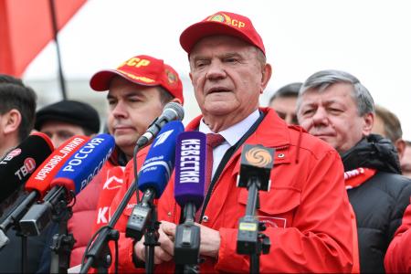 Г.А. Зюганов на Первомайской акции в Москве: Солидарность трудового народа – это главное оружие тех, кто борется за мир, справедливость и подлинную свободу!