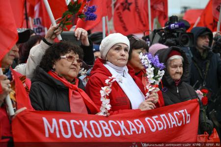 Г.А. Зюганов на Первомайской акции в Москве: Солидарность трудового народа – это главное оружие тех, кто борется за мир, справедливость и подлинную свободу!