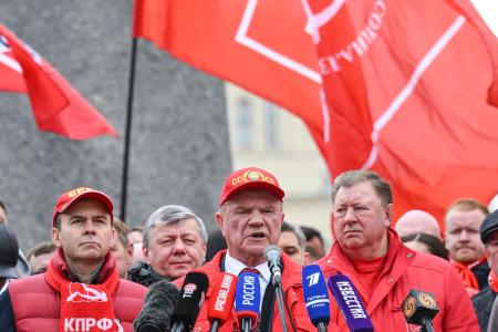 Г.А. Зюганов на Первомайской акции в Москве: Солидарность трудового народа – это главное оружие тех, кто борется за мир, справедливость и подлинную свободу!