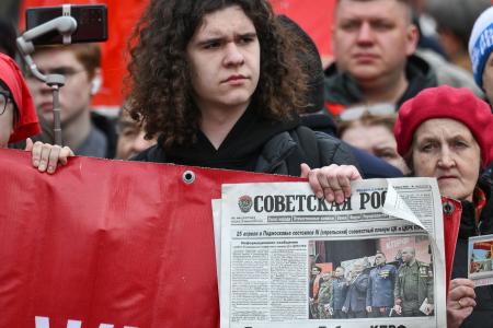 Г.А. Зюганов на Первомайской акции в Москве: Солидарность трудового народа – это главное оружие тех, кто борется за мир, справедливость и подлинную свободу!