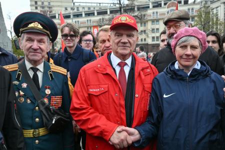 Г.А. Зюганов на Первомайской акции в Москве: Солидарность трудового народа – это главное оружие тех, кто борется за мир, справедливость и подлинную свободу!