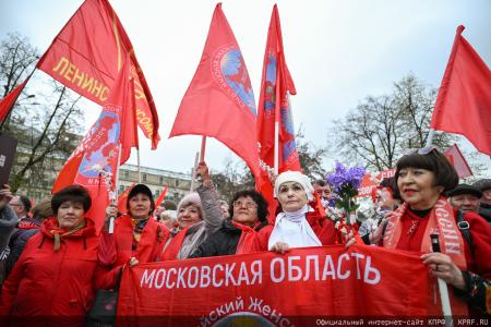 Г.А. Зюганов на Первомайской акции в Москве: Солидарность трудового народа – это главное оружие тех, кто борется за мир, справедливость и подлинную свободу!