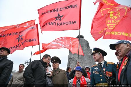 Г.А. Зюганов на Первомайской акции в Москве: Солидарность трудового народа – это главное оружие тех, кто борется за мир, справедливость и подлинную свободу!
