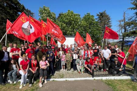Красные Знамена на улицах донской столицы: в Ростове-на-Дону отметили 81-ю годовщину Победы советского народа в Великой Отечественной войне