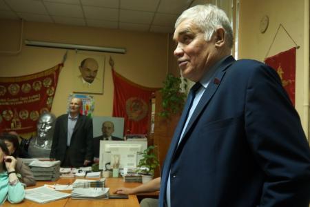 Омск. Состоялась встреча депутат Госдумы РФ Андрея Алехина с партийным активом Октябрьского МО КПРФ