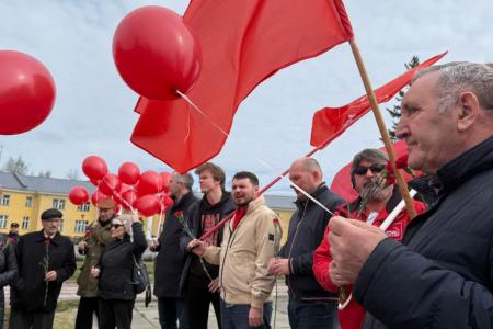 Карелия. Красный Первомай в Петрозаводске