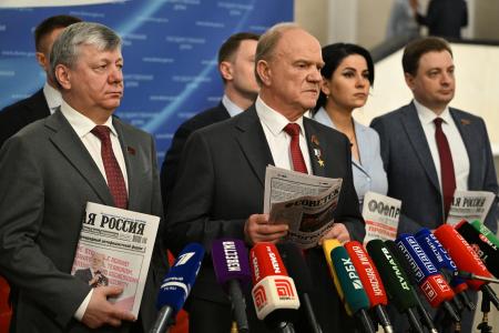 Г.А. Зюганов выступил перед журналистами в Госдуме