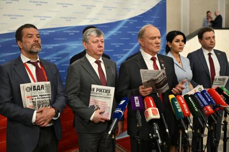 Г.А. Зюганов выступил перед журналистами в Госдуме