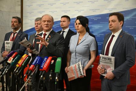 Г.А. Зюганов выступил перед журналистами в Госдуме