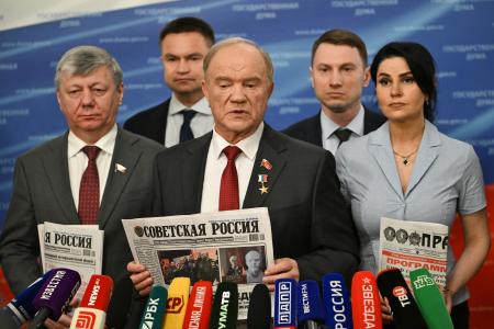 Г.А. Зюганов выступил перед журналистами в Госдуме