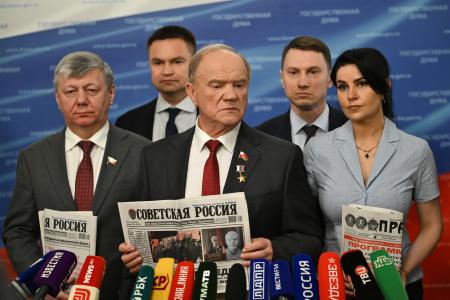 Г.А. Зюганов выступил перед журналистами в Госдуме