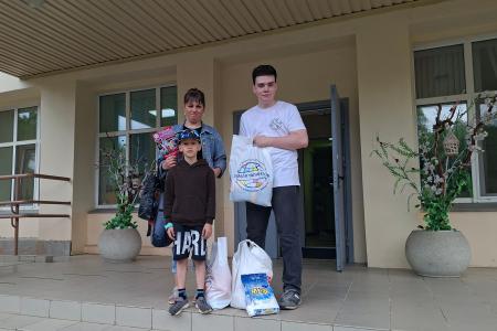 Красноярские комсомольцы провели гуманитарную акцию «Дорогою Добра»