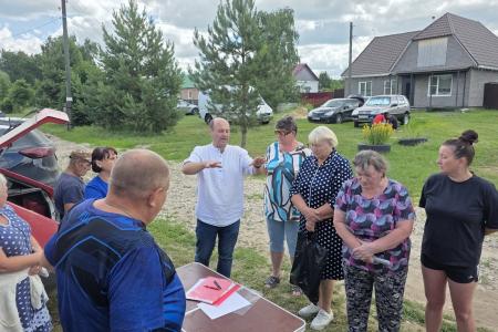 Рязань. Денис Сидоров провёл встречу с жителями села Пущино