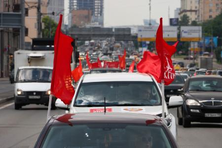 Вновь на улицах Москвы «Красные крылья Победы»