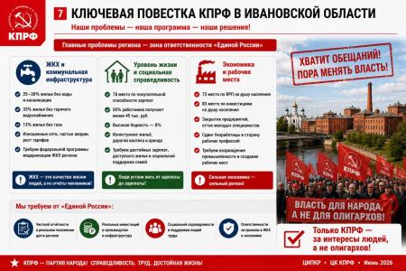 Монополия власти и цена провала. Сергей Обухов на пленуме Ивановского обкома КПРФ: область в хвосте рейтингов, ЖКХ и медицина в кризисе, ответственность — на «Единой России»