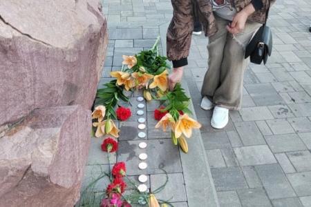 Коммунисты Рязани возложили цветы к Вечному огню в День памяти и скорби и приняли участие во Всероссийской минуте молчания