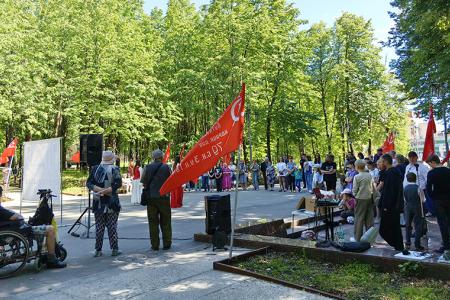 В Иванове на «Красной Талке» коммунисты провели праздник русского языка