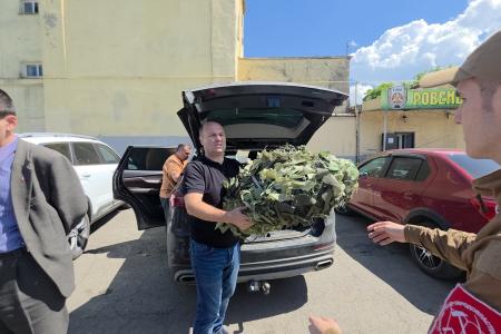 Денис Сидоров: Помогать фронту наш священный долг. Рязанские коммунисты доставили гуманитарную помощь в ЛНР
