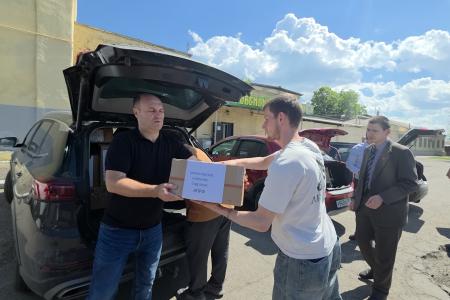 Денис Сидоров: Помогать фронту наш священный долг. Рязанские коммунисты доставили гуманитарную помощь в ЛНР