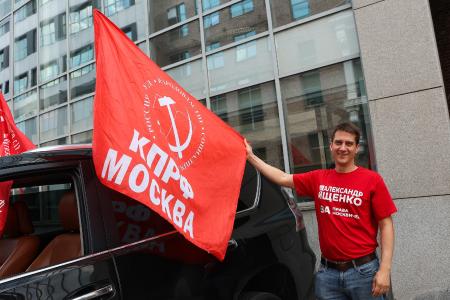 Вновь на улицах Москвы «Красные крылья Победы»