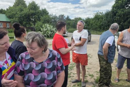 Рязань. Денис Сидоров провёл встречу с жителями села Пущино