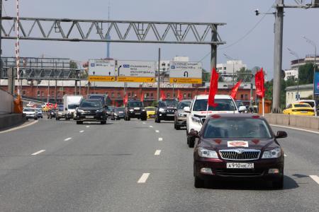 Вновь на улицах Москвы «Красные крылья Победы»