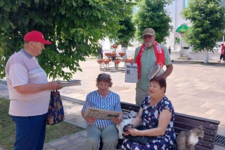 Саратовская область. Совместный агит-рейд балаковских и вольских коммунистов