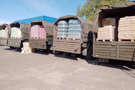 Руководитель фракции КПРФ в Мособлдуме Александр Наумов принял участие в отправке 157-го гуманитарного конвоя от КПРФ на СВО