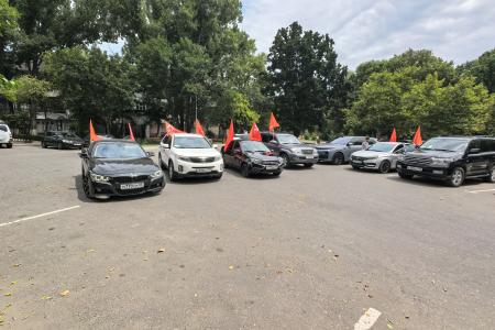 В Дагестане состоялся автопробег «За Родину! За народ России! За Программу Победы КПРФ!»